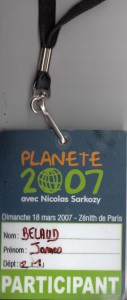 Badge UMP 2007