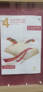 Exposition Nouvelles acquisitions Bibliothèque 4 Piliers 040320 (1)